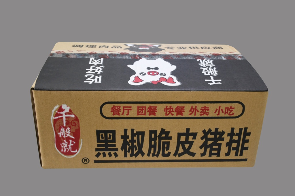 80黑椒脆皮猪排1kg