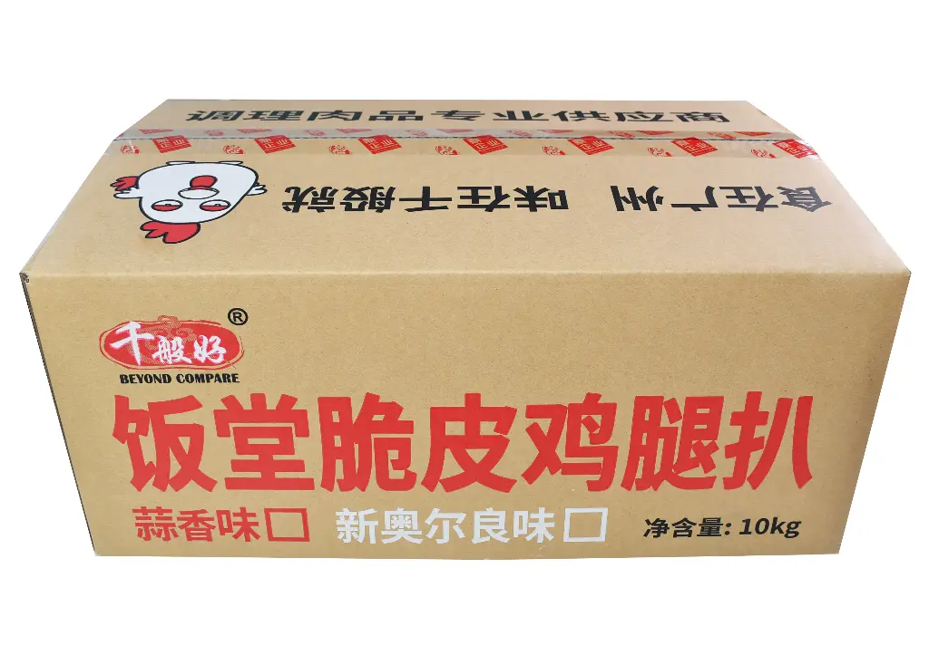 饭堂脆皮鸡腿扒（蒜香味）-纸箱正面 .webp