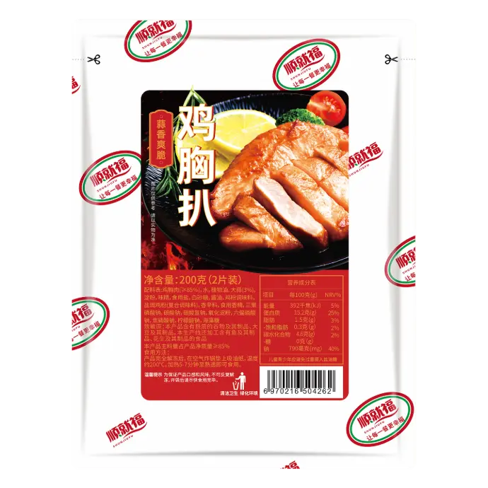 顺就福蒜香爽脆鸡胸扒200g